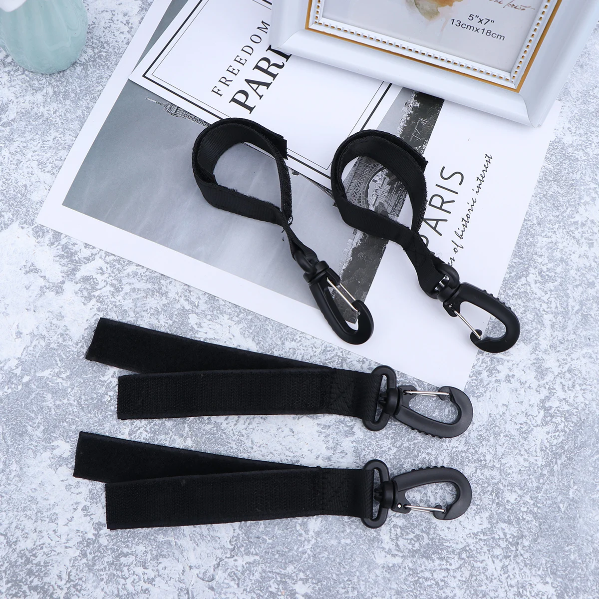 4 قطعة من البلاستيك المتين في الهواء الطلق هوك خيمة كاياك مجداف حامل مقاطع لا مسامير العالمي مجداف رمح كليب خيمة هوك #2