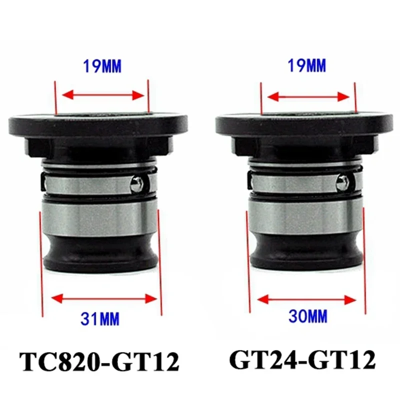 Imagem -04 - Tapping Motor Connector Adapter Tapper Pneumático Chuck de Cobertura Tc820-gt12 Gt24-gt12 Gt42-tc820 Gt4224 31 mm a 19 mm Hot