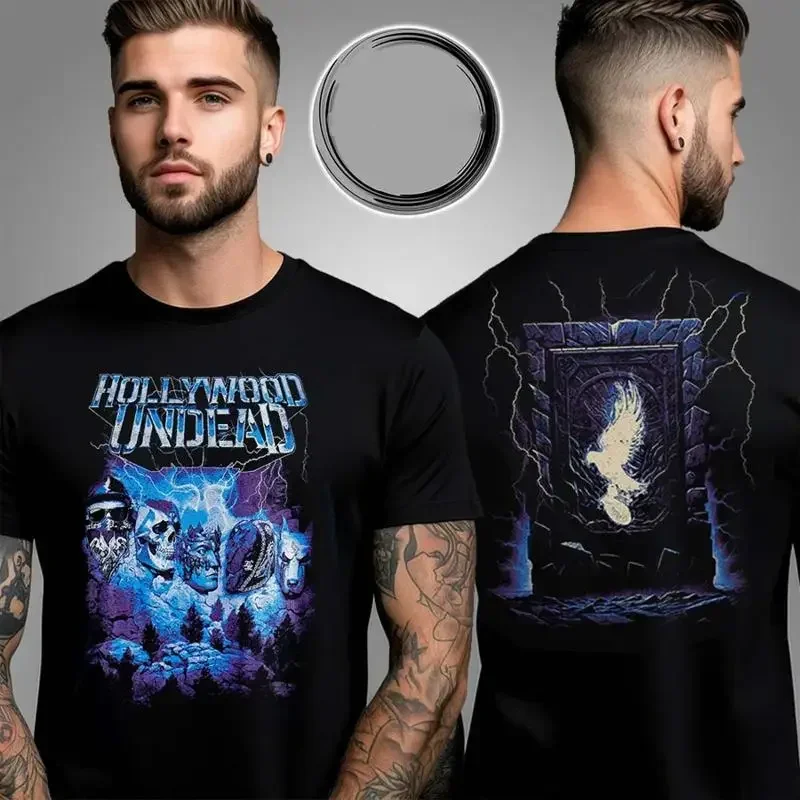 Holly-wood Undead Mount Crushmore T-Shirt Two Sided Unisex T-Shirt All S-4XL