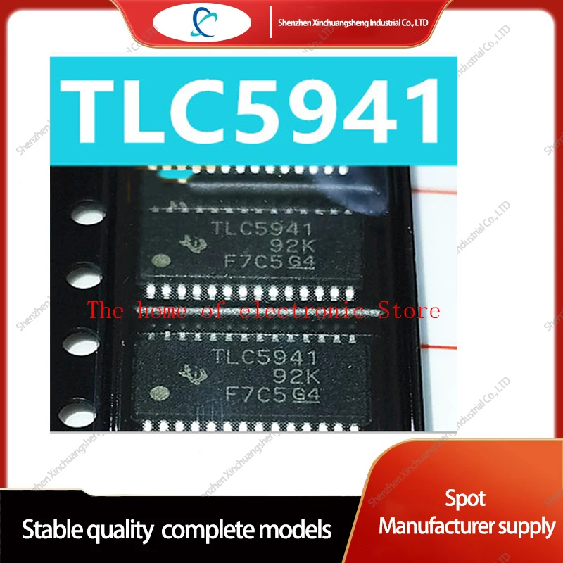 Pilote d'affichage LED IC TSSOP28, TLC59Rivière PWPR TLC5941, 10 pièces