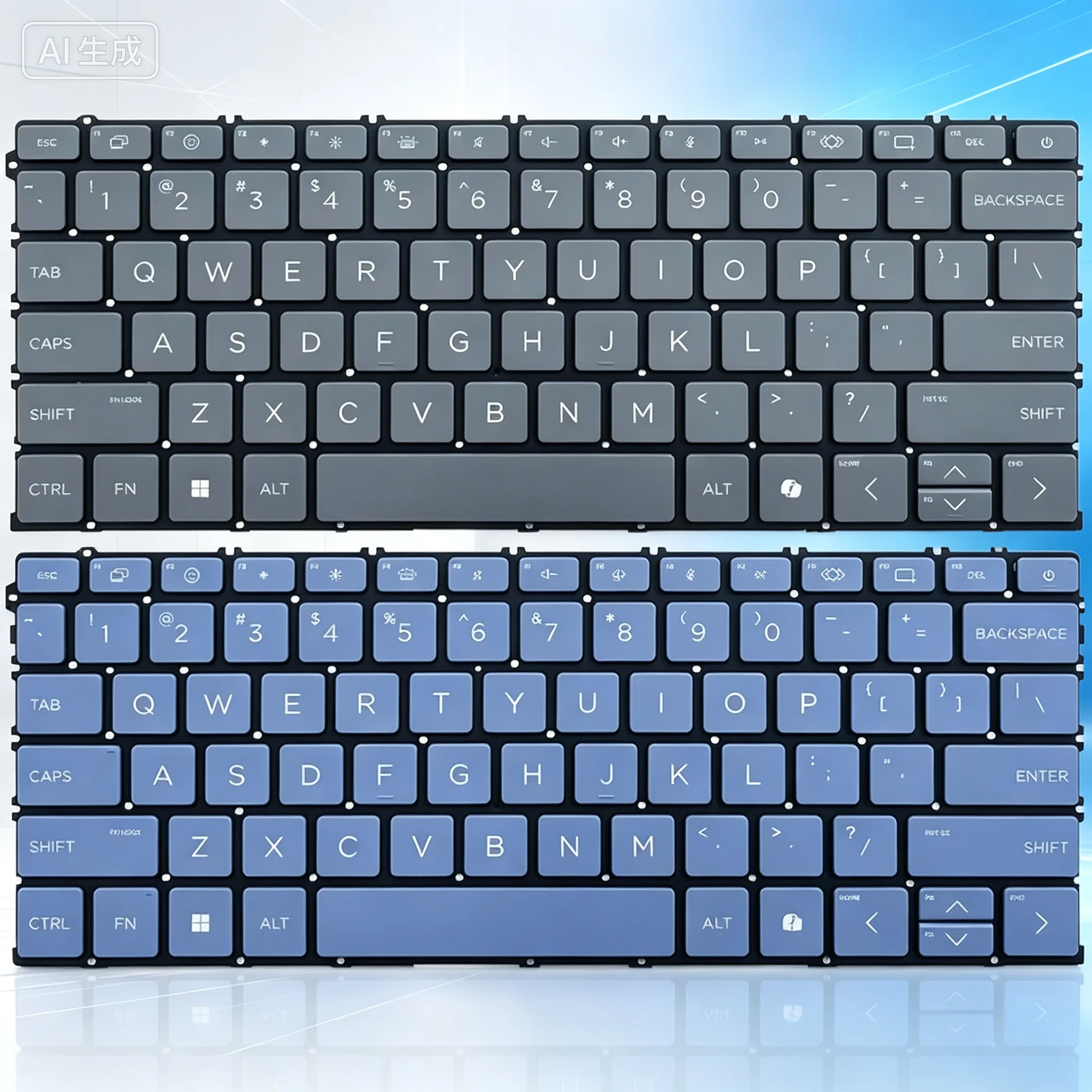 US Backlit Keyboard for Omnibook 5 Flip 14 inch 2-in-1 Laptop 14-fp, New