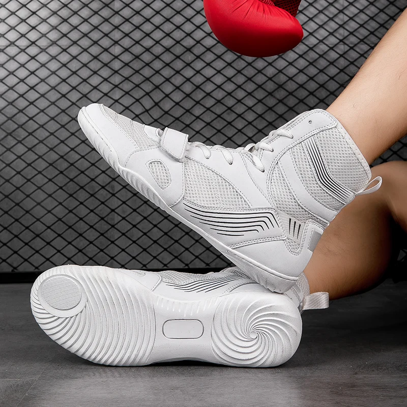 Men Boxing Shoes Outdoor Fitness Combat Male Breathable Struggle Professional  Big Size Training Top Quality  Wrestling Shoes