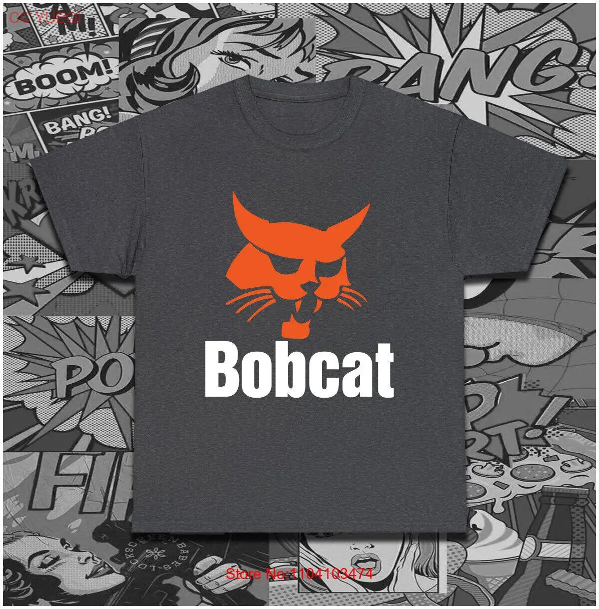 

Мужская футболка Bobcat Tractor Bobcat, футболка американского размера S-5XL