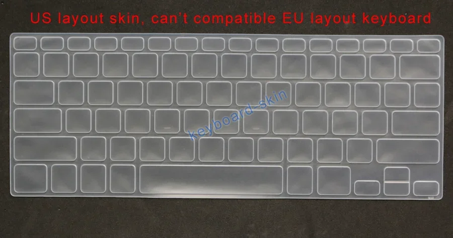 Keyboard Skin Cover Protector for Dell Inspiron 14-7000 7434 (Ins14HD-1608T)