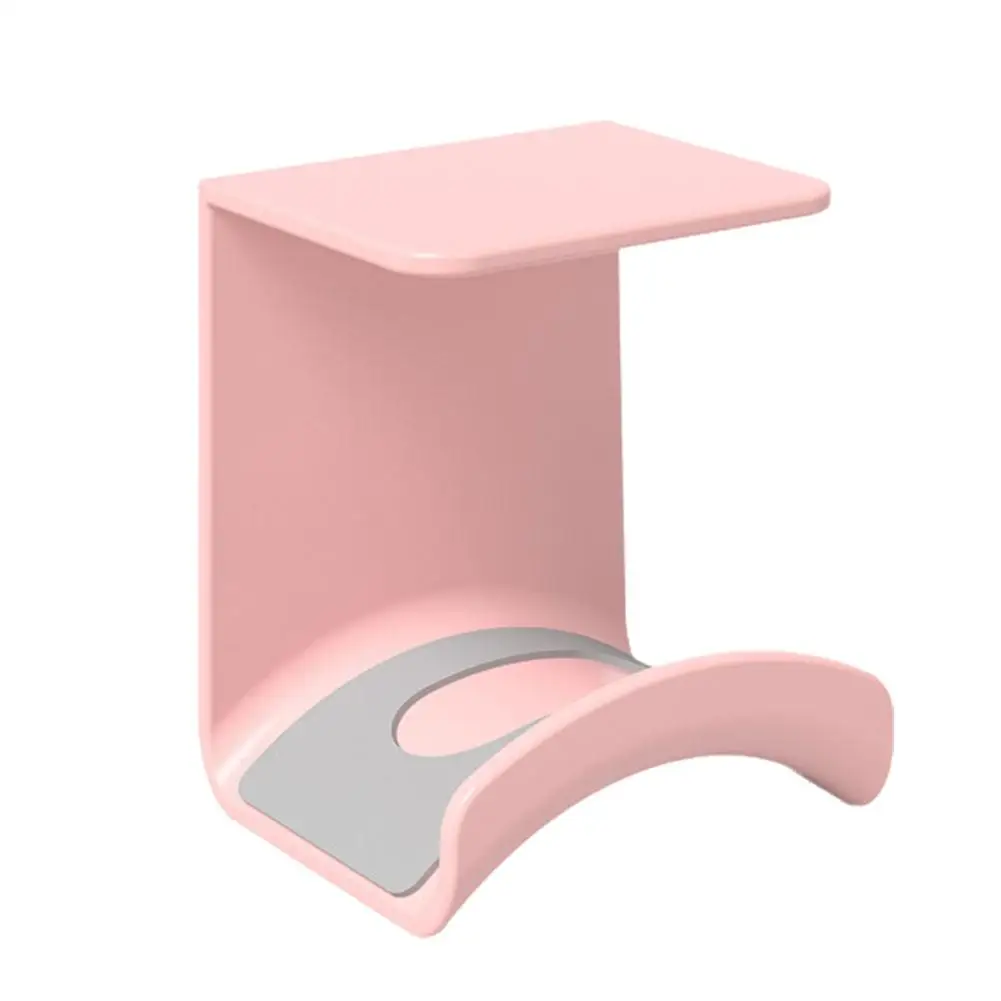 Soporte Universal de plástico para auriculares, montaje en pared sin agujeros para auriculares, estante para juegos, almacenamiento adhesivo P0b3