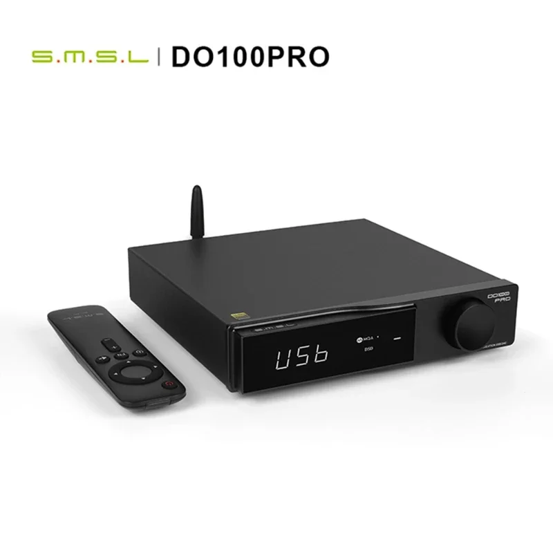 Imagem -02 - Smsl-hifi Decodificador de Áudio com Controle Remoto Bluetooth 5.1 Área de Trabalho Alta Resolução Mqa Dsd Usb Dac Hdmi-arc Do100 Pro