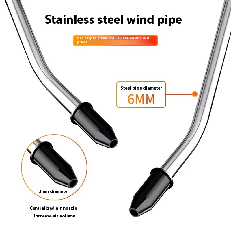 Air Blow Gun,High Flow Air Blower Gun for Compressor with Angled Bent Nozzle,Short Style