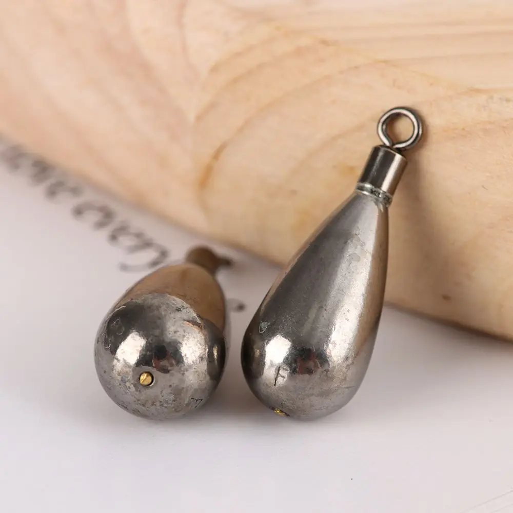 High Quality Additional Weight Tear Drop Shot Weights Sinker Line Sinkers Fishing Tungsten fall Hook Connector