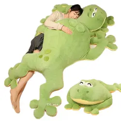 60-130cm Riesen Big Frosch Plüsch Spielzeug Gefüllte Plushies Grogs Werfen Kissen Kissen Home Decor Kinder Geburtstag Geschenk für Jungen Große Augen