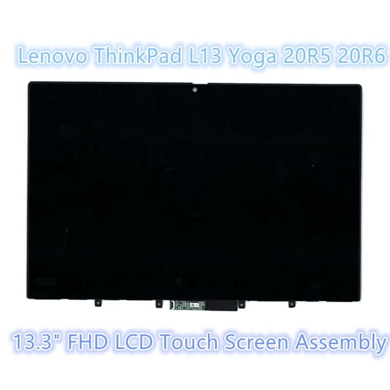 

5M10W64463 Screen Replacement For Lenovo ThinkPad L13 Yoga 20R5 20R6 13.3" FHD LCD Touch Screen w/Bezel Board Assembly