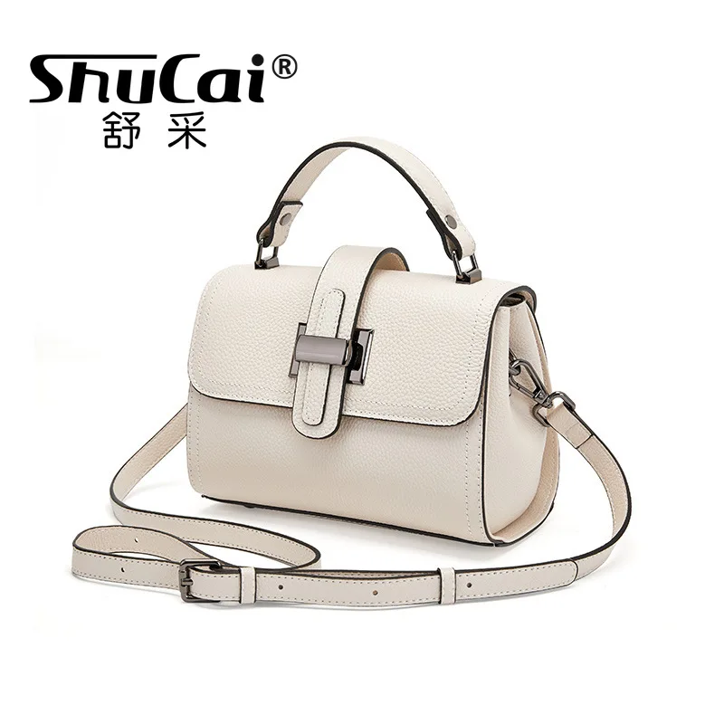 Genuine Leather Bags Fashion Female Summer Small Crossbody Leather Women\'s Bags Single Shoulder Tote Small Square Bag