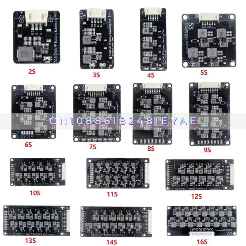 Lithium Battery Active Equalizer Energy Transfer Board 2-17 Series Inductance Transducer 1.2A High Current Equalization Module