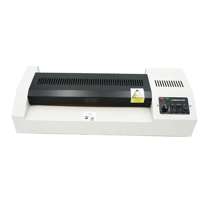 

302C Office Photo Laminator Hot/Cold Plastic Sealing Machine with 4 Rollers Glue & Press Film Option for A5 A6 A3 A4 Paper Sizes