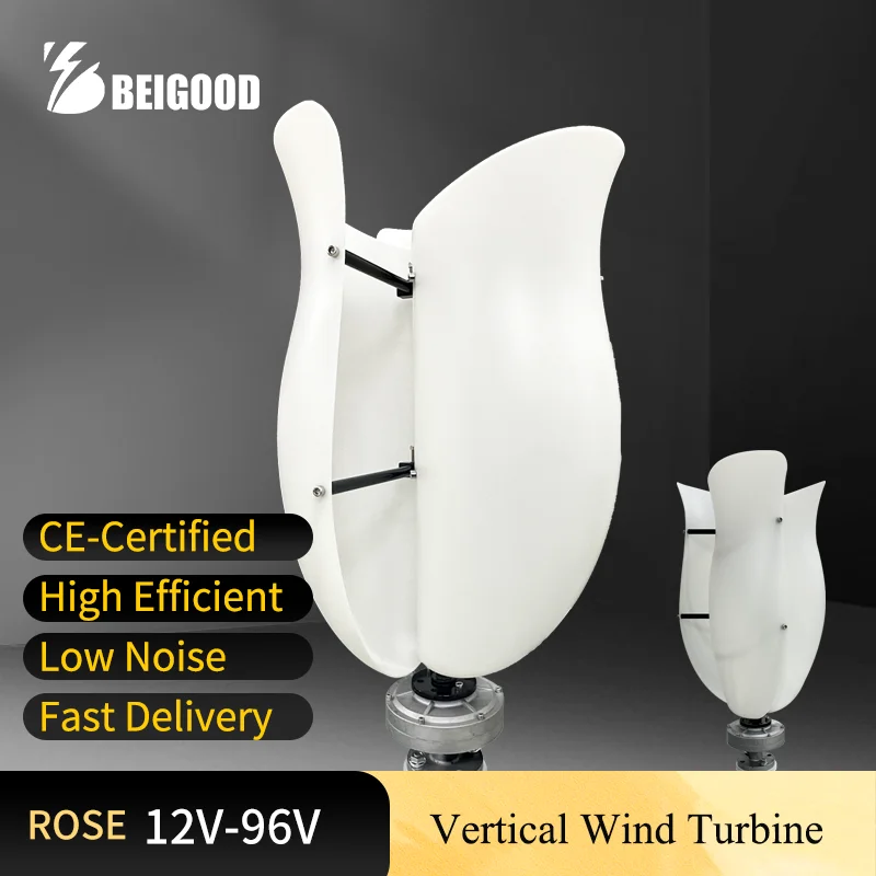 

3KW 4KW 2KW Wind Turbine Windmill Wind Generator Vertical Axis Maglev plant Clean Energy 12/24/48V Farm home High Efficiency