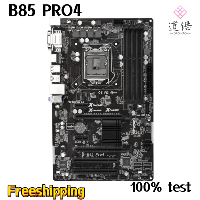 

For ASROCK B85 PRO4 Motherboard 32GB HDMI LGA 1150 DDR3 ATX B85 Mainboard 100% Tested Fully Work