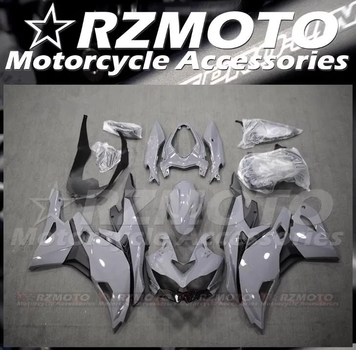 

New ABS Motorcycle Fairings Kit Fit For Kawasaki ZX25R ZX4R ZX4RR 2019 2020 2021 2022 2023 Bodywork Set Custom Grey Glossy