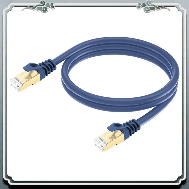 Premium Cat8 Gaming High Speed Ethernet Cable 40Gbps 2000Mhz Internet Network Cable Ethernet 5M Rj45