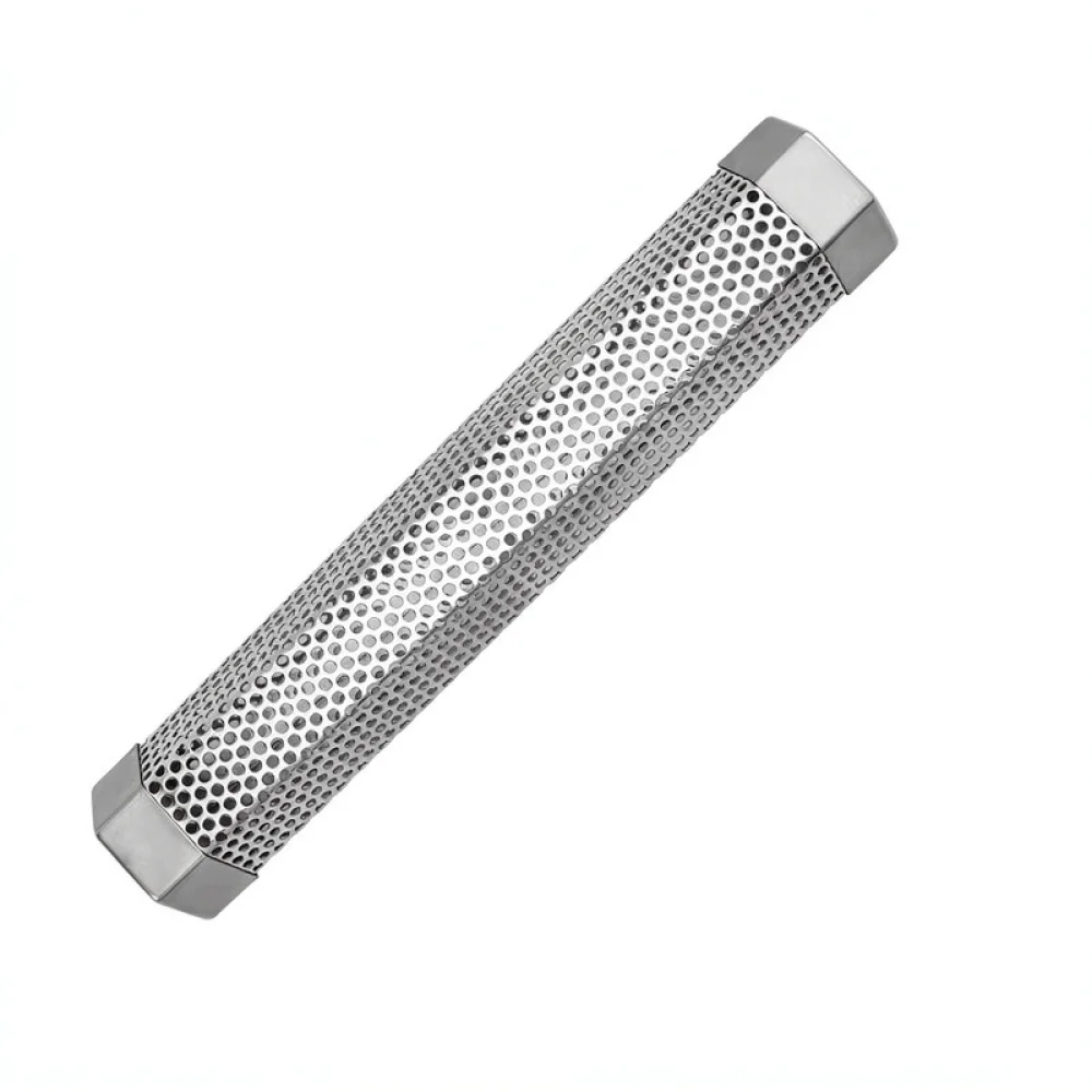 Portable Stainless Steel Bbq Smoker Tube For Outdoor Grill Cooking Mesh Wood Pellet Box Durable Meat