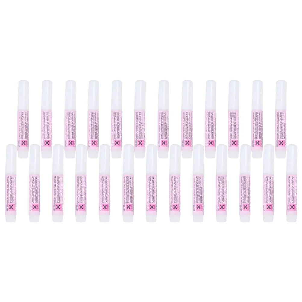 

25pcs Nail Glue Acrylic Safe Material Fast Drying Long Lasting for Nail Art Decoration Rhinestones French Tips Bulk