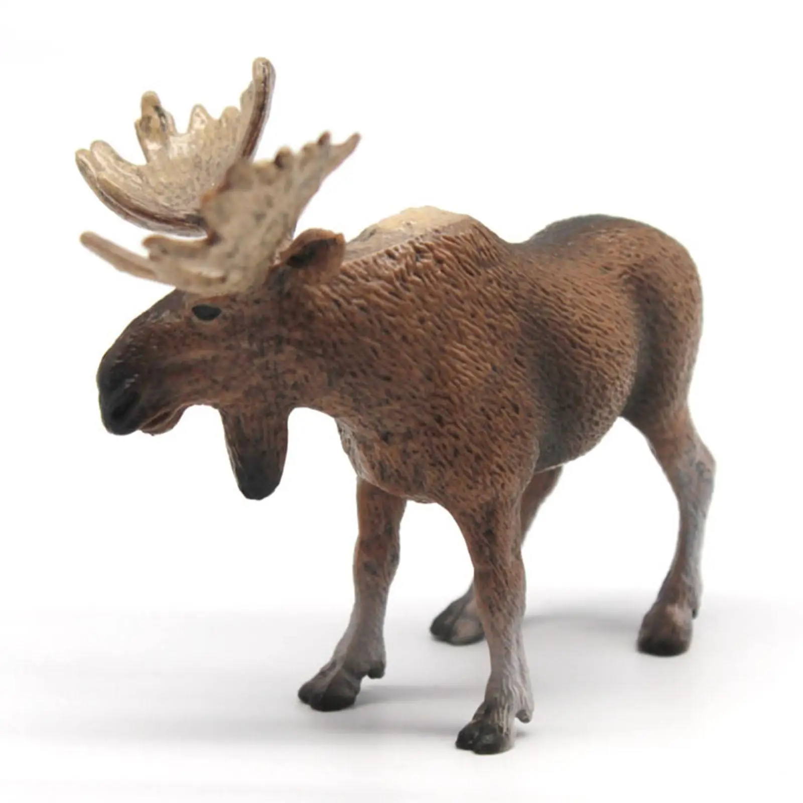 

Animal Figurine Toy Moose Model Educational Toy Woodland Creature Animal Model