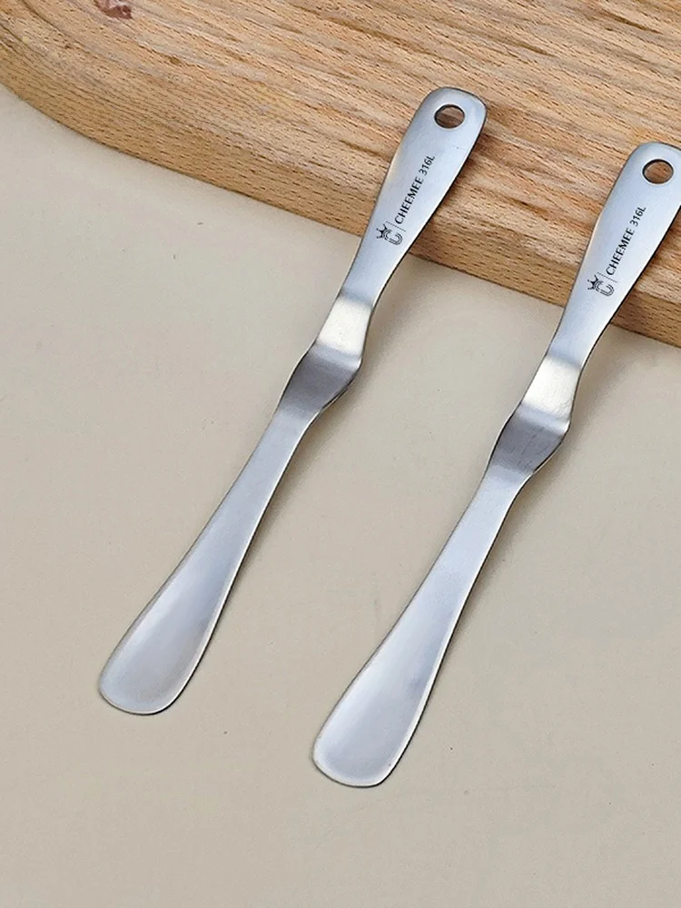 Cuchillo para Mantequilla de Acero Inoxidable 316, Cuchillo para Untar Mermelada, Cuchillo para Queso, Pan, Mantequilla de Ma...