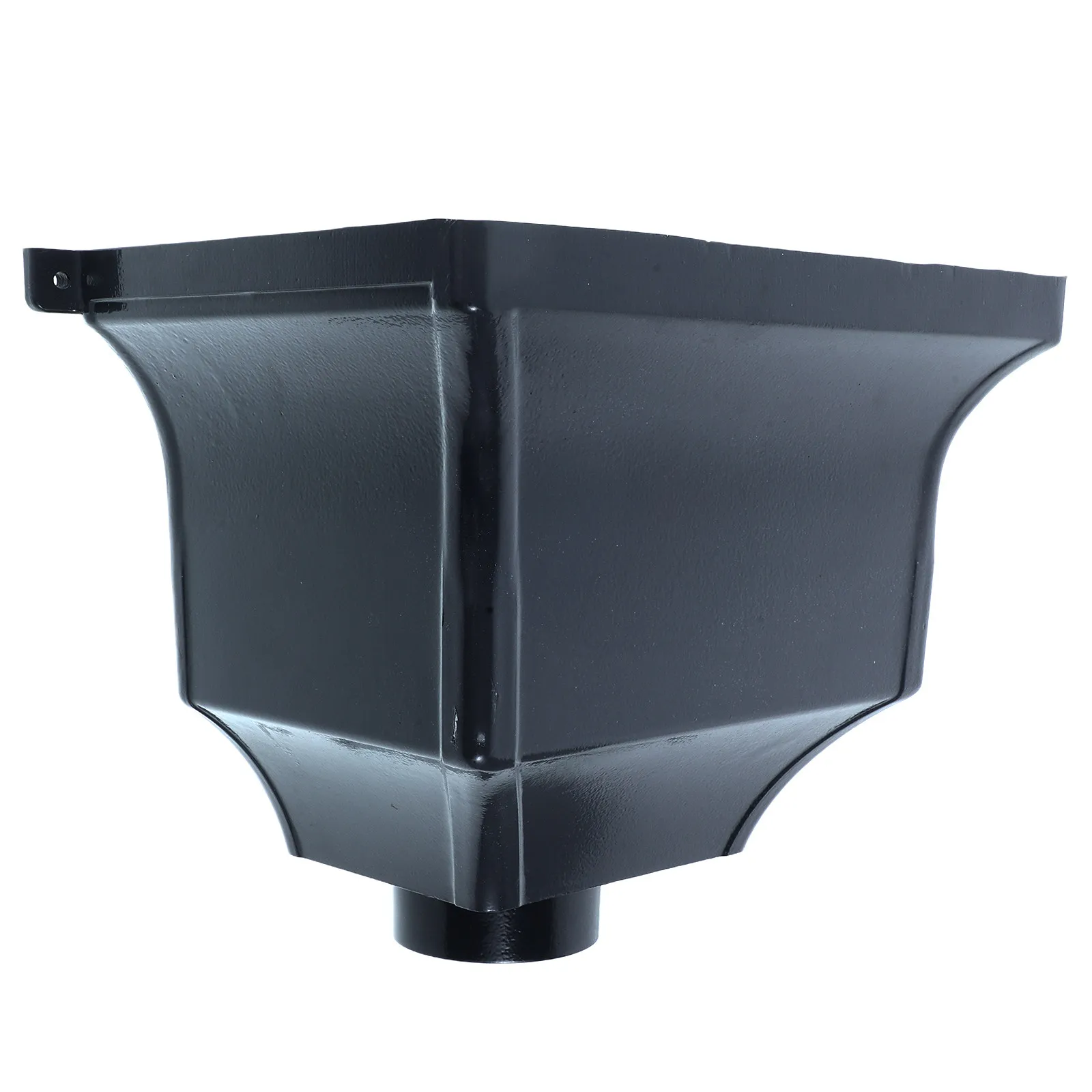Aluminum Alloy Grey Rainwater Diverter 30x22x18cm Downspout Adapter for Rain Barrel Gutter Extension Outdoor Gutter Fittings