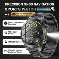 2025 New for Xiaomi GPS + Galileo Built-in Dual-band GNSS Smart Watch Compass 10ATM Waterproof Swim Fitness Tracker Smartwatches