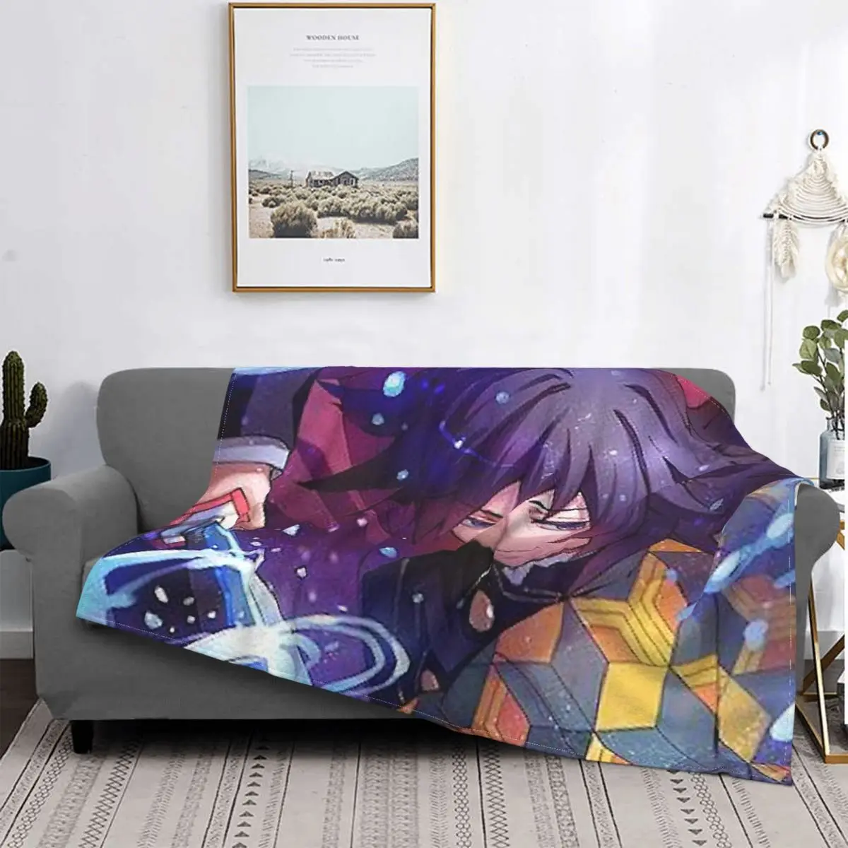 Dororo Fantasy Action Animation TV Series Blanket Plush Lightweight Throw Blankets For bed Outdoor Plush Thin Quilt