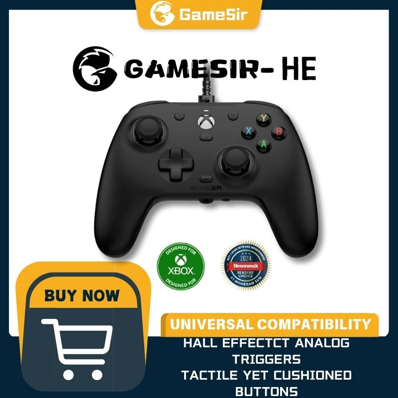 Original GameSir G7 HE Xbox Gaming Controller Hall Effect Gamepad for Xbox Series X, Xbox Series S, Xbox One, Steam and Windows