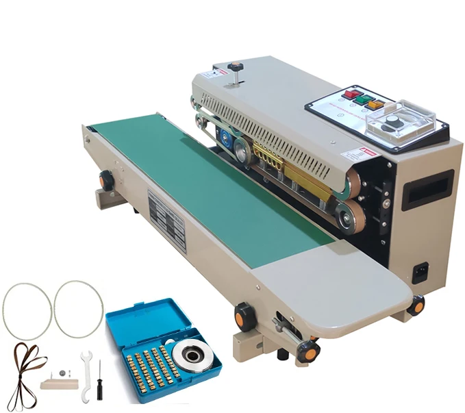 

Factory Direct Sales Continuous Band Sealer Machine Plastic Bags Heat Sealer Horizontal Sealing Machine
