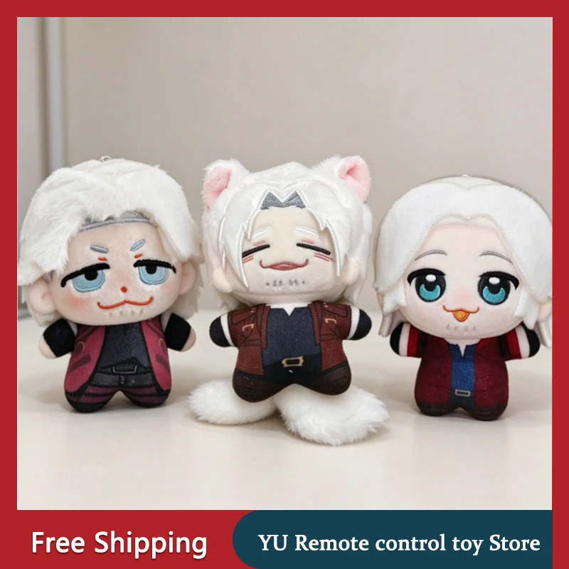 Hot In Stock 10cm Devil May Cry Dante Plush Doll Anime Plushie Soft Cute Toy Birthday Christmas Gift
