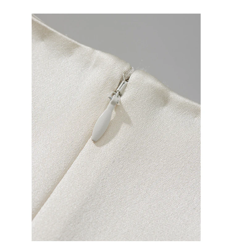 100% Mulberry Silk Women's Dress Silk Satin Round Neck Long and Bare Skirt Simple Temperament Soft and Delicate Urban Fashion