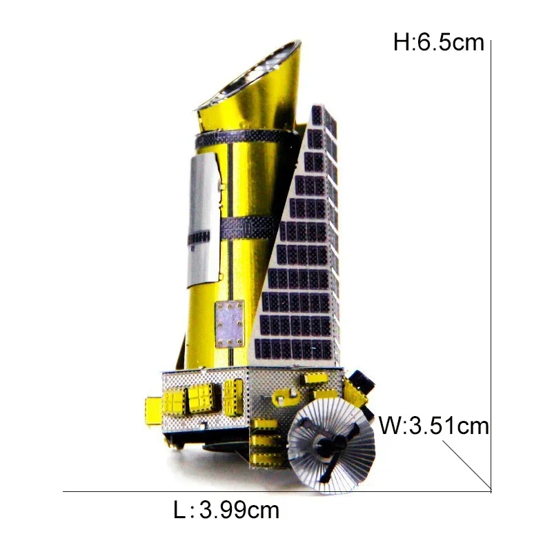 Weltraumforschung 3D Metall Puzzle Shuttle Hubble Weltraumteleskop Mars Rover Modell Spielzeug für Kinder Kreatives Puzzle Geschenkspielzeug