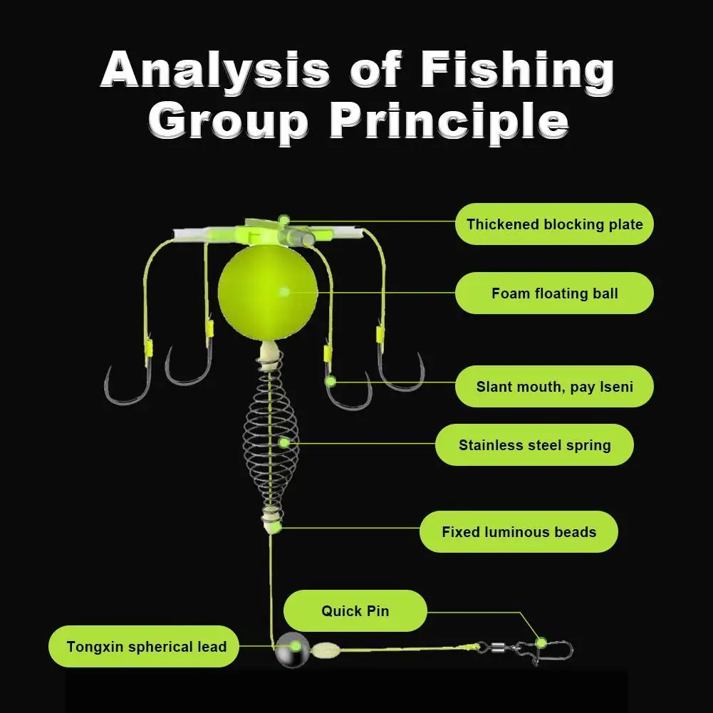 1 قطعة قفص الطعم الصيد الكربون الصلب سلسلة هوك الصيد مجموعة مكافحة لف الطعم قفص تعويم خط مجموعة المغذية ثقالة صيد السمك