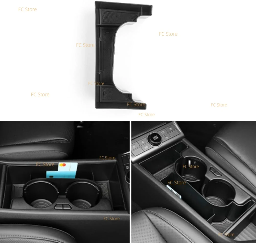 Center Console Organizer Tray for 2024 2025 2026 Hyundai Kona Accessories Armrest Box Tray Organizer for Kona 2024 Insert Second