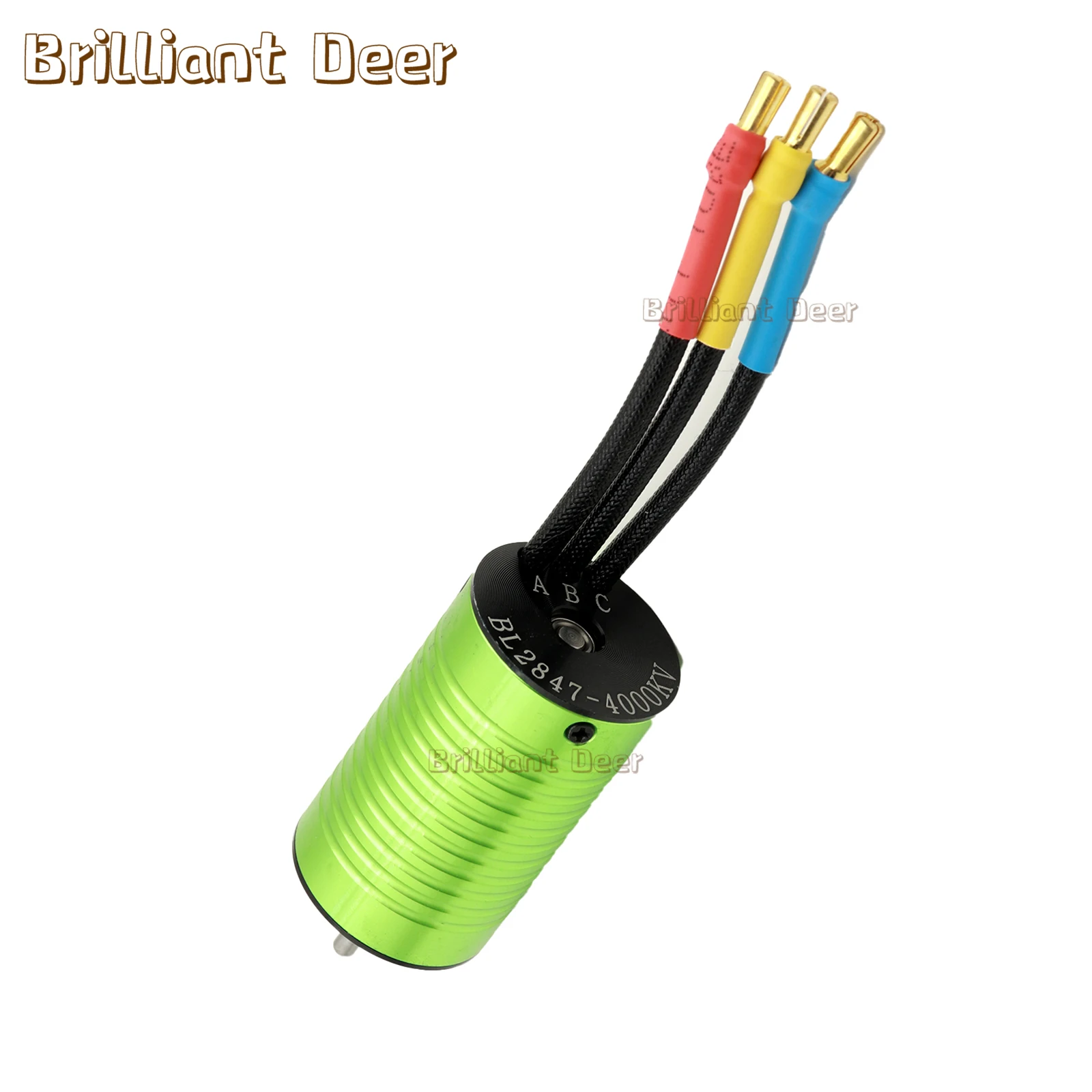 2847 4000KV Brushless Motor Upgrade Parts for SCY 16101 PRO 16102 PRO 16106 PRO JJRC Q130 1/16 RC Monster Truck Car