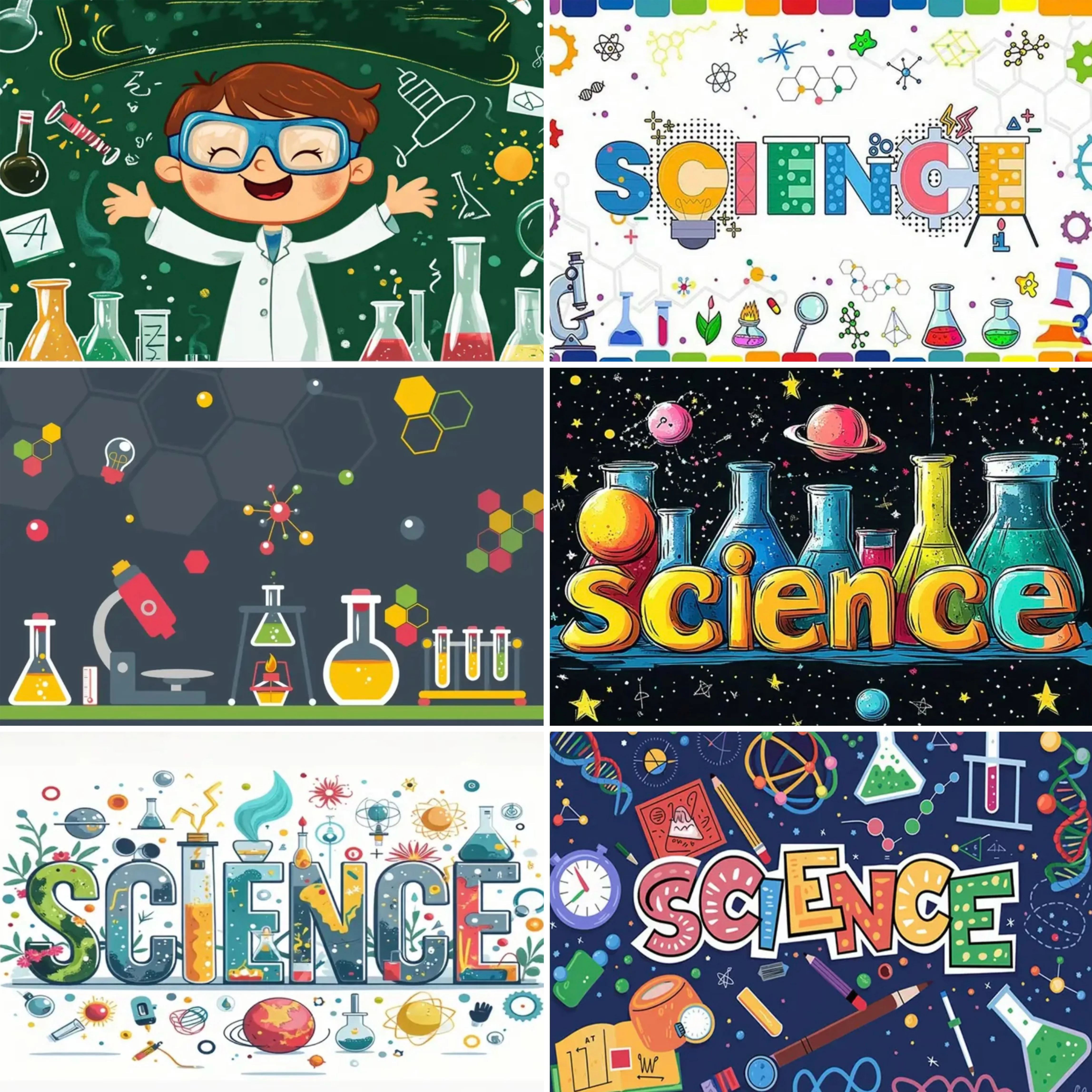 

Crazy Scientists Birthday Party Decor Backdrop Science Physics Chemistry Experiment Party Supplies Decor Poster Photo Backdrop