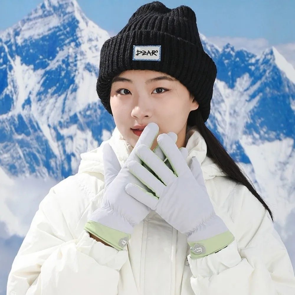 

Новые водонепроницаемые зимние перчатки с сенсорным экраном, перчатки с сенсорным экраном и полным пальцем, теплые перчатки с полным пальцем, подарок