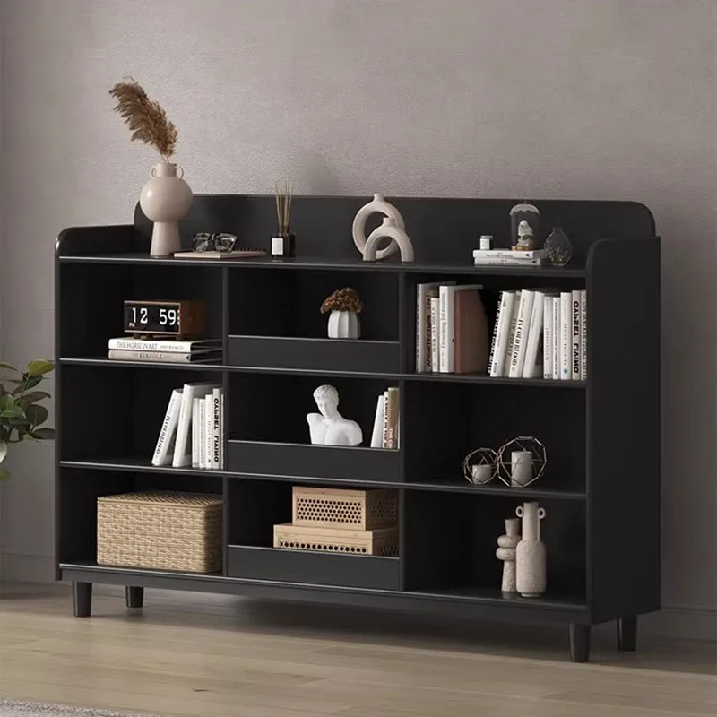 Shelf Display Stand Living Room Cabinet Folding Iron Library Storage Shelves For Children Books Home Furniture Wood Weird Wooden