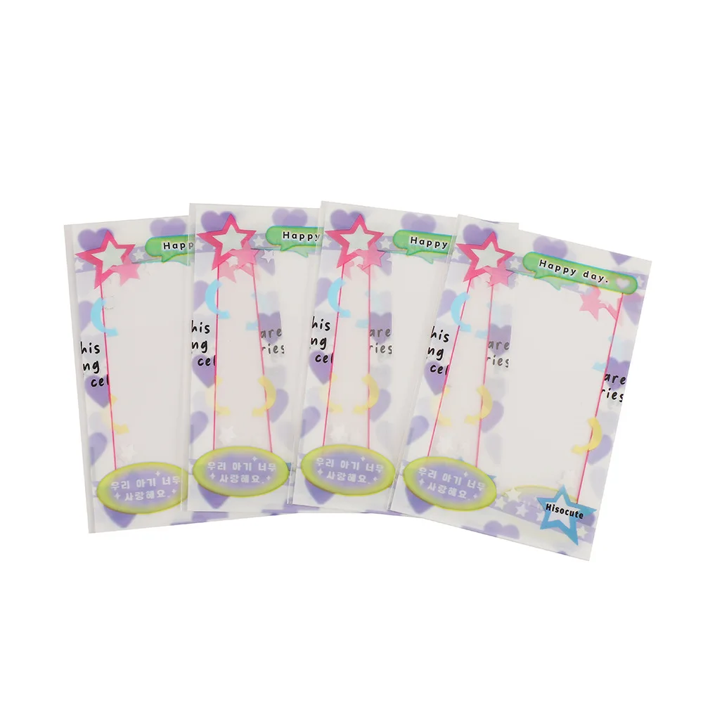 20 pc/pack Cartoon Print 3-Inch Photocard Sleeves, Instant Photo Protective Covers, Trendy Card Holders for Students & Idol Fans view 5