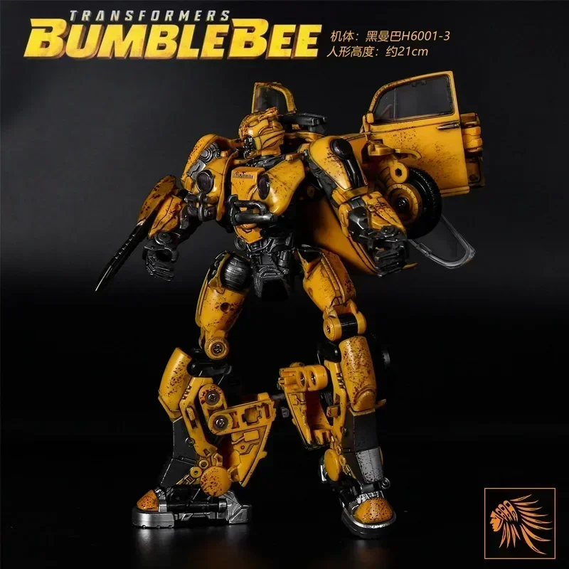 21 cm Bumblebee Ys03s Model Figuur Transformerende Bumblebee Kever Battle Schade Transformers Herpainted Versie Robot Geschenken