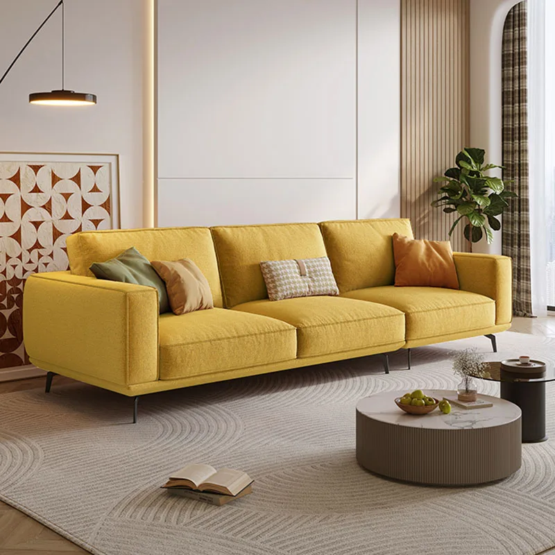 Mid Century Relax Living Room Sofas Modern Legs Pads Armchair Dormitorio Sofas Recliner Pouf Canape Salon Prefabricated House