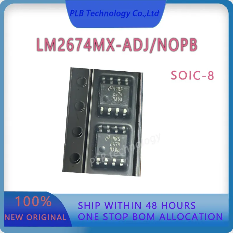 5PCS/LOT LM2674 LM2674MX LM2674MX-ADJ SIMPLE SWITCHER 40V 500mA Low Component Count Step-Down Regulator