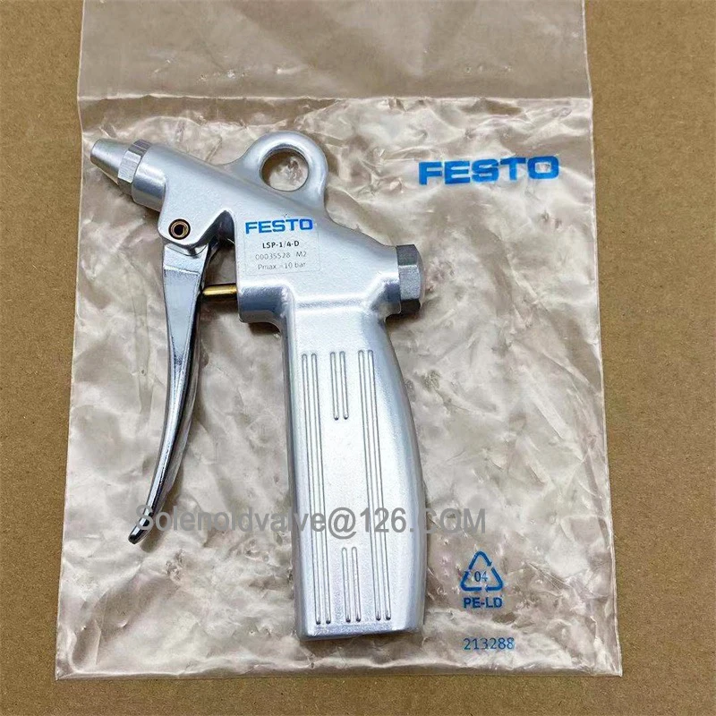 Original FESTO Blowing Dust Air Gun LSP-1/4-D 35528 Nozzle LPZ-RG-150-B 565317