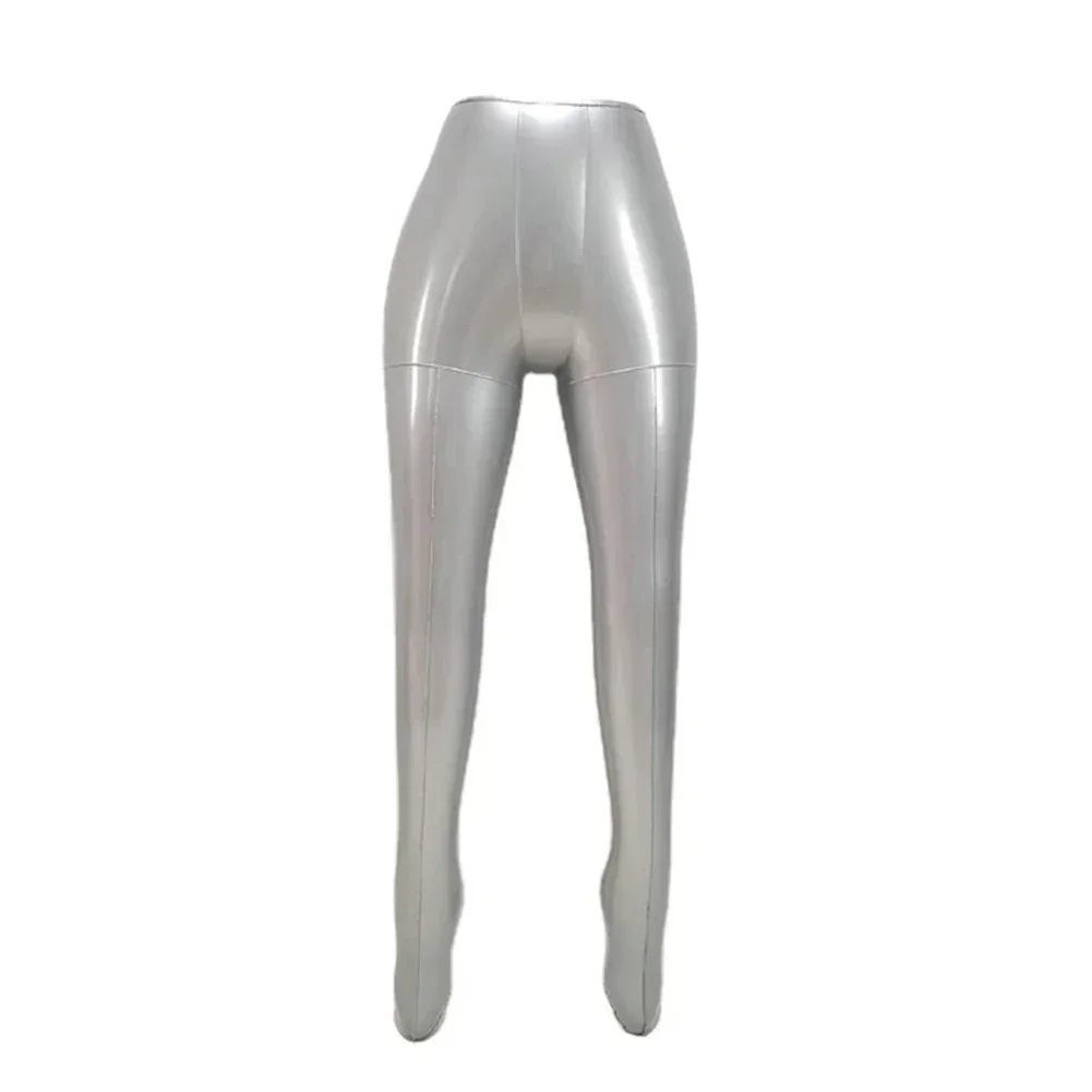 Female Inflatable Half Body Legs Mannequin 113cm PVC for Clothing Display of Pants Skirts Pantyhose and Stockings
