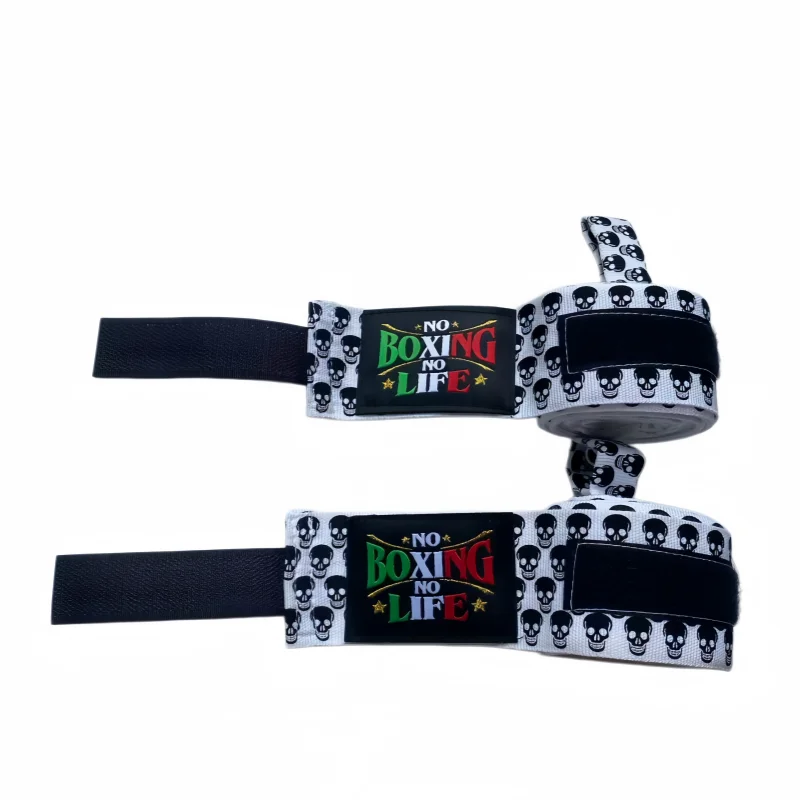 1 pair 5M Boxing Training Bandage Printed Fitness Match Fighting Hand Wrapping Belt Gym Home Boxing Training Accessories