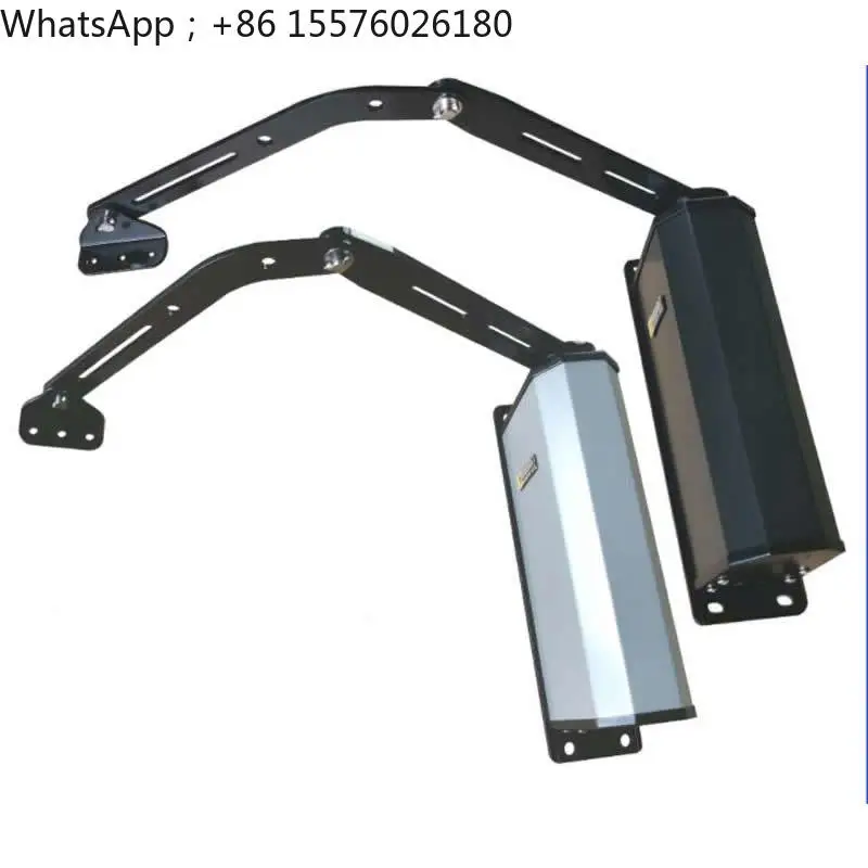 Anti-collision Automatic Door Opener Side-mounted Motor 90-degree Curved Arm Electric Door Closer Waterproof Courtyard Flat Open