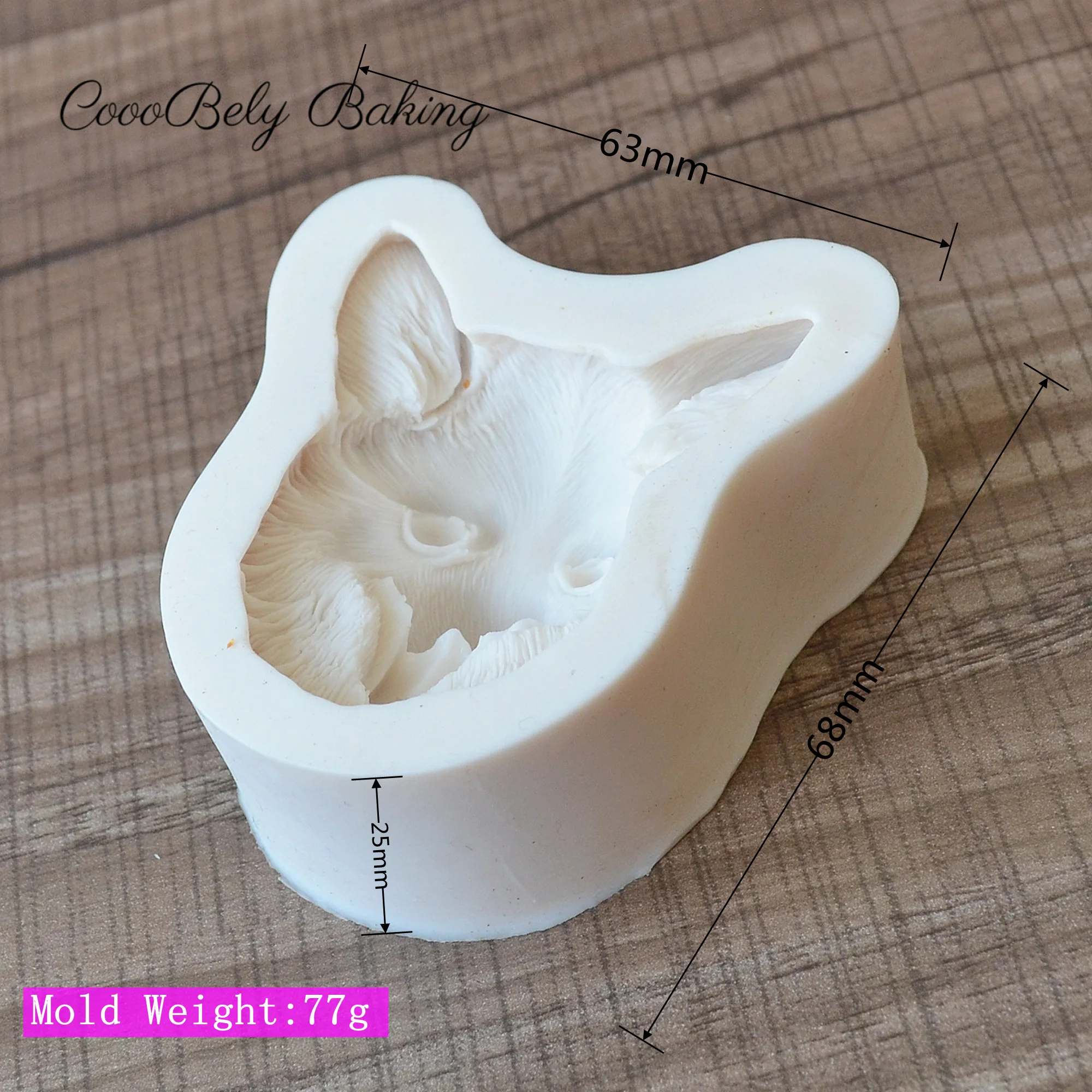 3D Cute Dog Head Silicone Molds For Baking Resin Tools DIY Cake Chocolate Mousse Fondant Molds Fondant Cake Decorating Tools