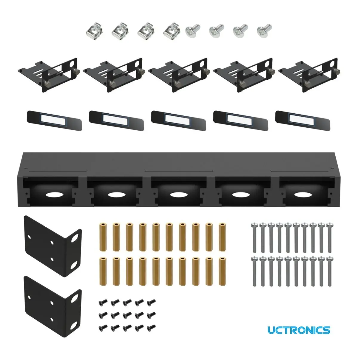 UCTRONICS Separate enclosure for Raspberry Pi Rackmount Complete Enclosure Version 2.0