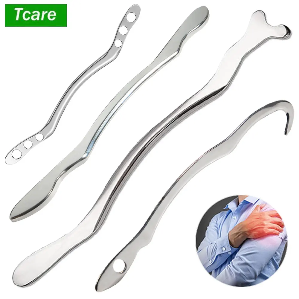 

1PCS Massage Stick Stainless Steel Gua Sha Scraping Massage Tool - Help Relieve Sore Muscles Great Soft Tissue Mobilization Tool